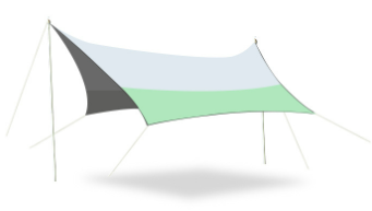 Green Sun Shade Canopy Tent