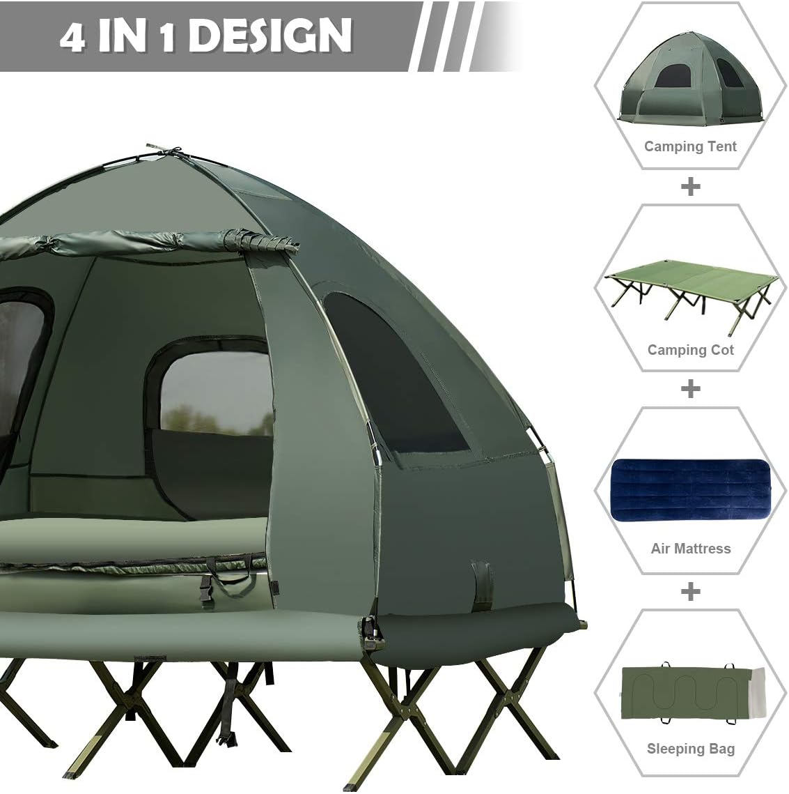 Gymax Camping Cot Design