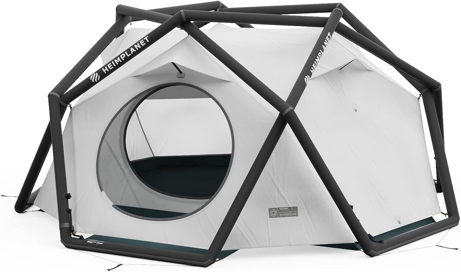 heimplanet geodesic tent white inflatable inside