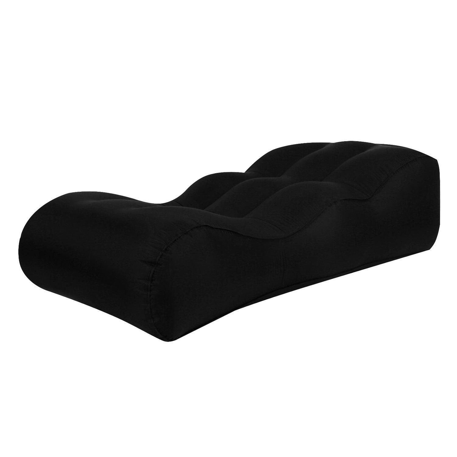 Inflatable Sofa Large Chaise Longue Durable Nylon - Benebomo