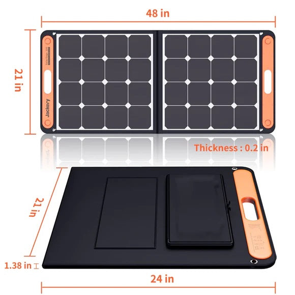 Jackery 100W Solar Panel Size