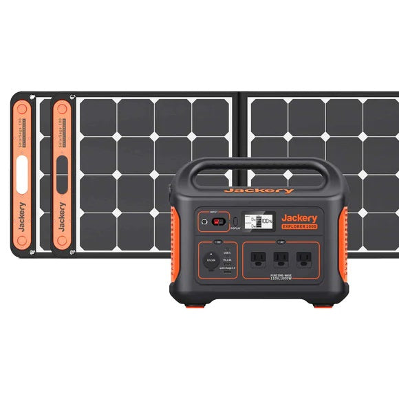 Jackery Solar Generator 1000 With 2 Solar Panels