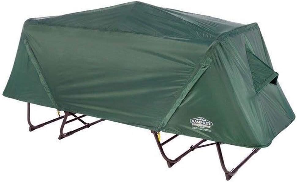 kamprite oversized tent cot blackout