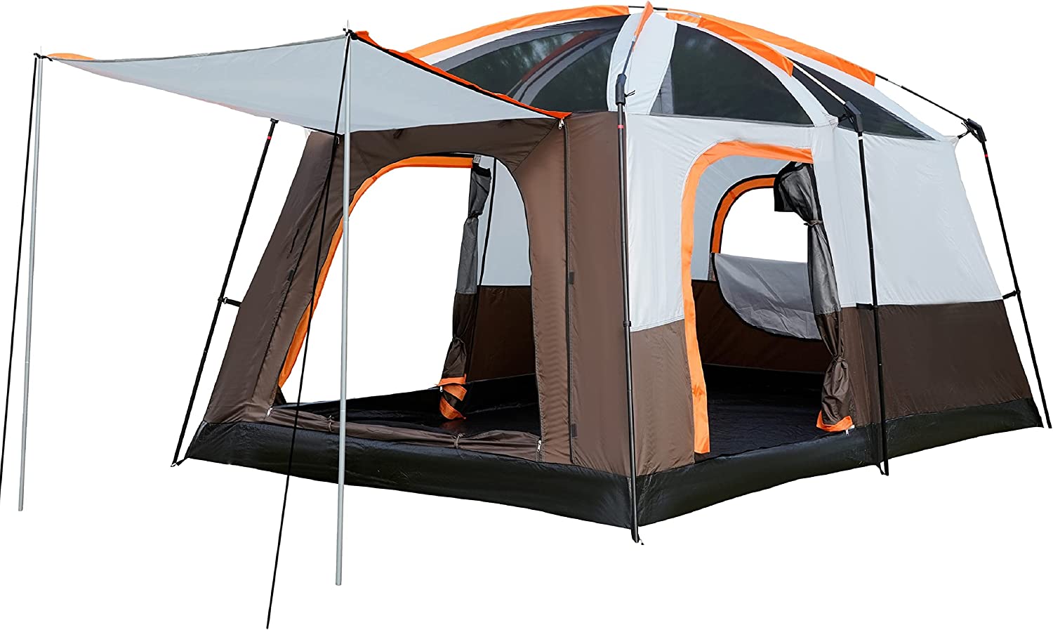 Ktt Family Cabin Tent 4 6 Person Waterproof Porch
