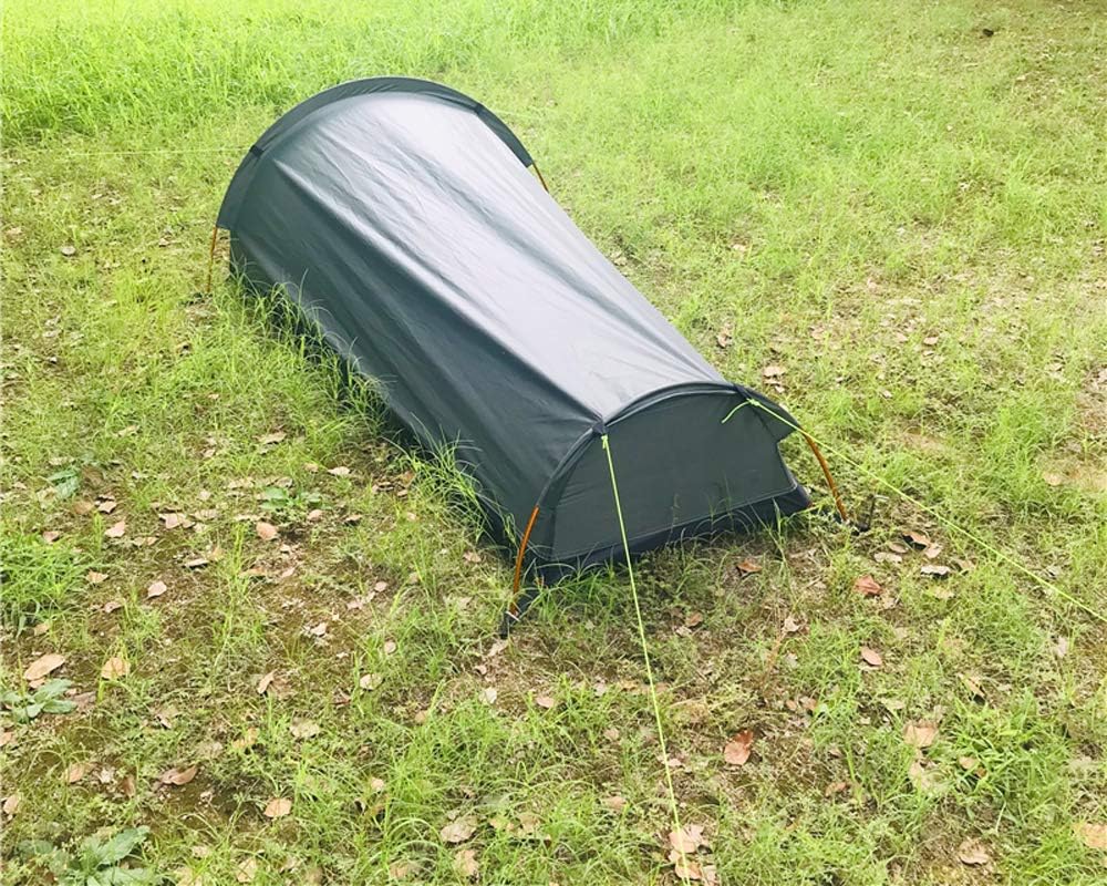 lytharvest bivy tent green ultralight survival tent back