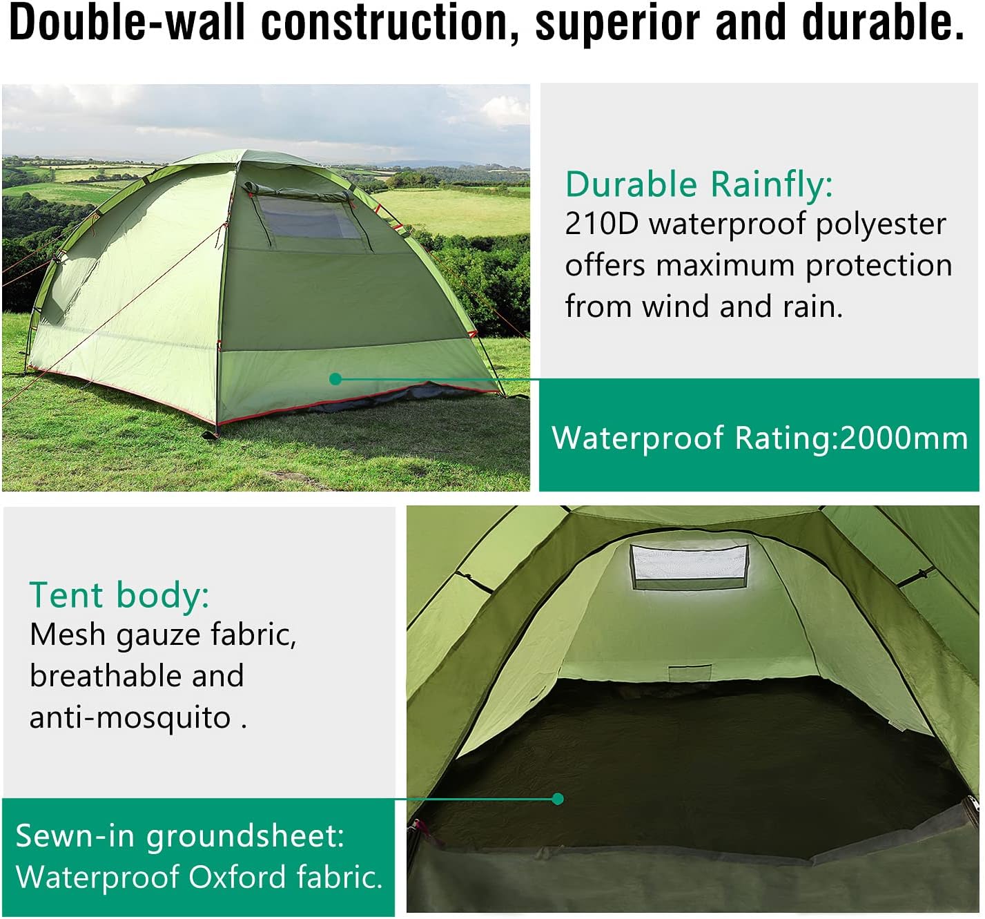 moko geodesic tent green dome tent specification