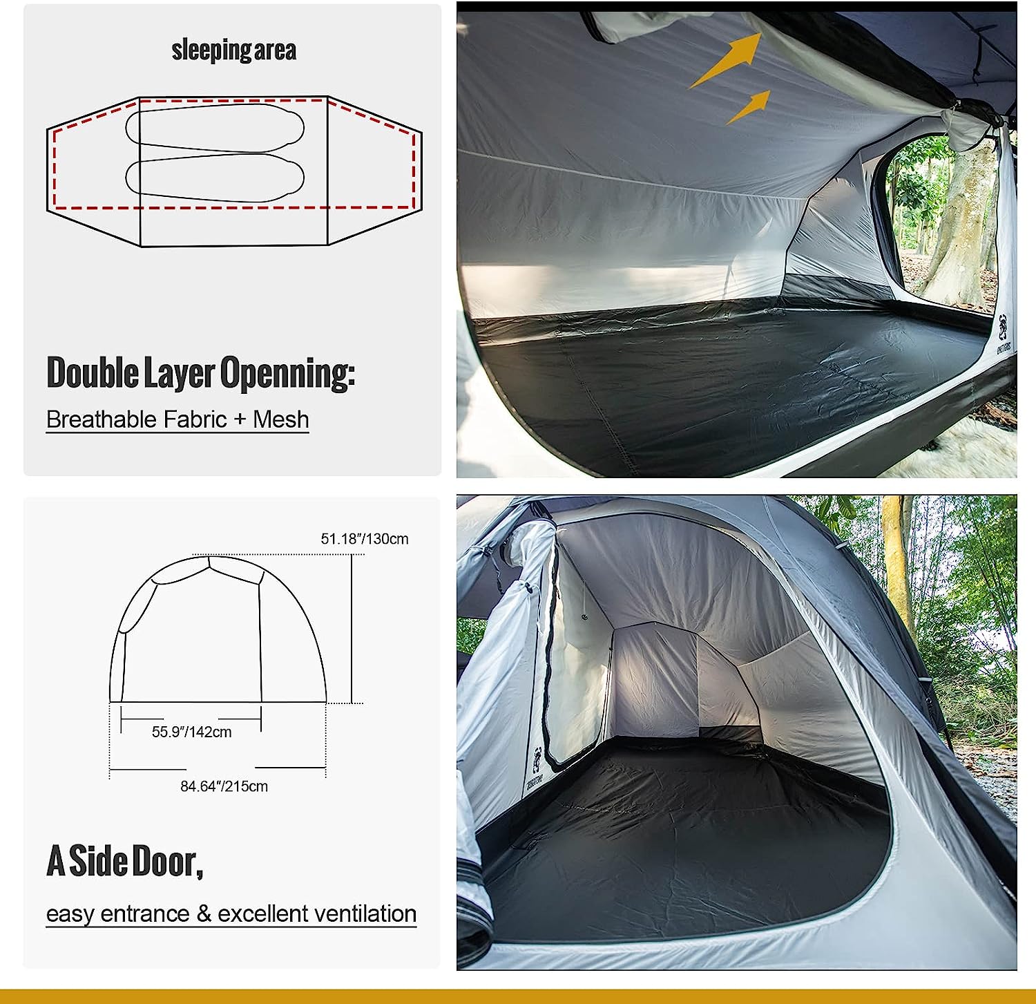 onegris tent cot capacity