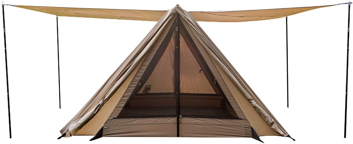 onetigris ridge tent brown nylon waterproof side