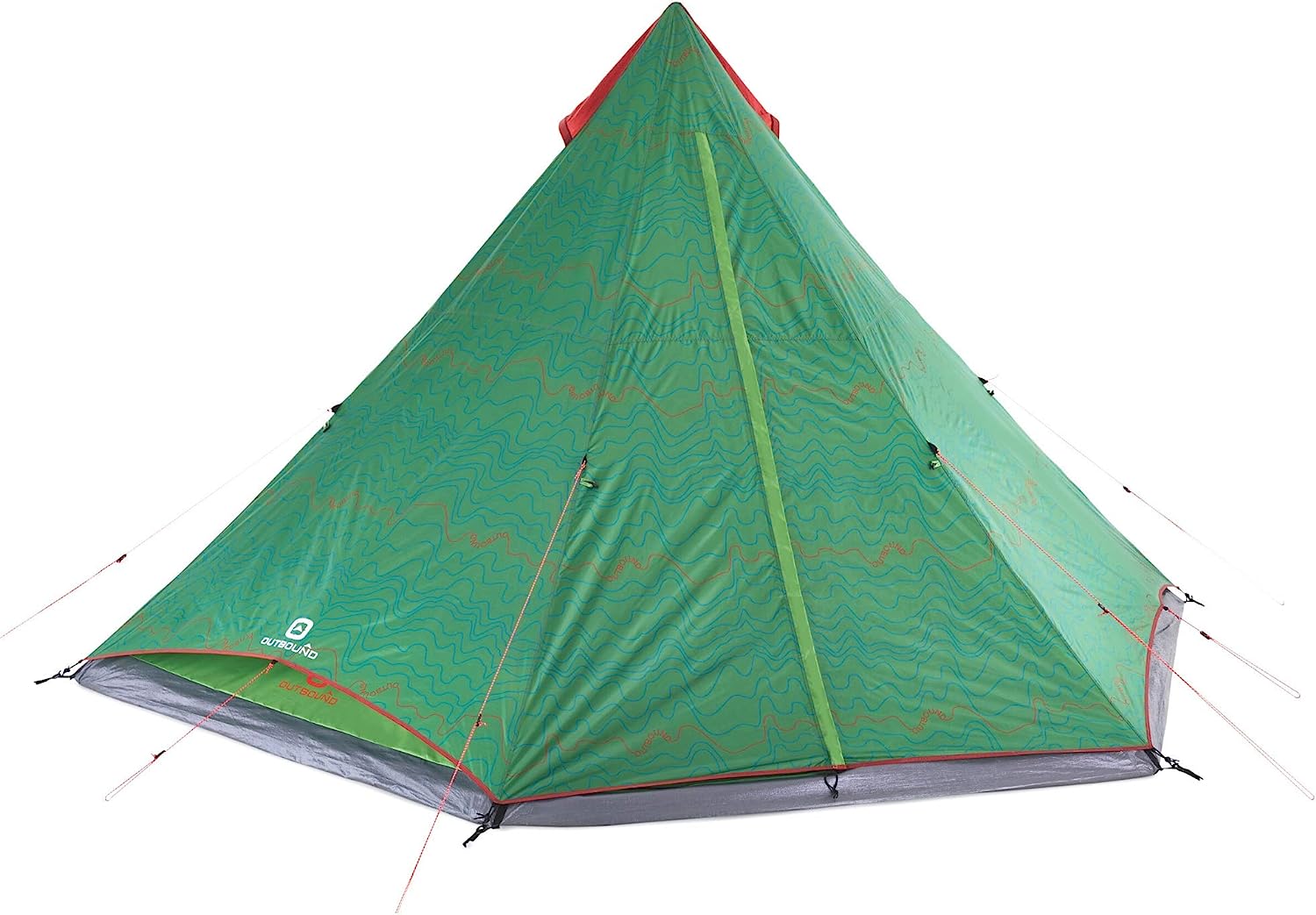 Outbound Pyramid Tent For 6 Person Teepee