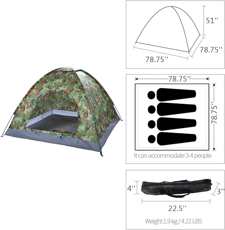 outvita dome tent for camping berth