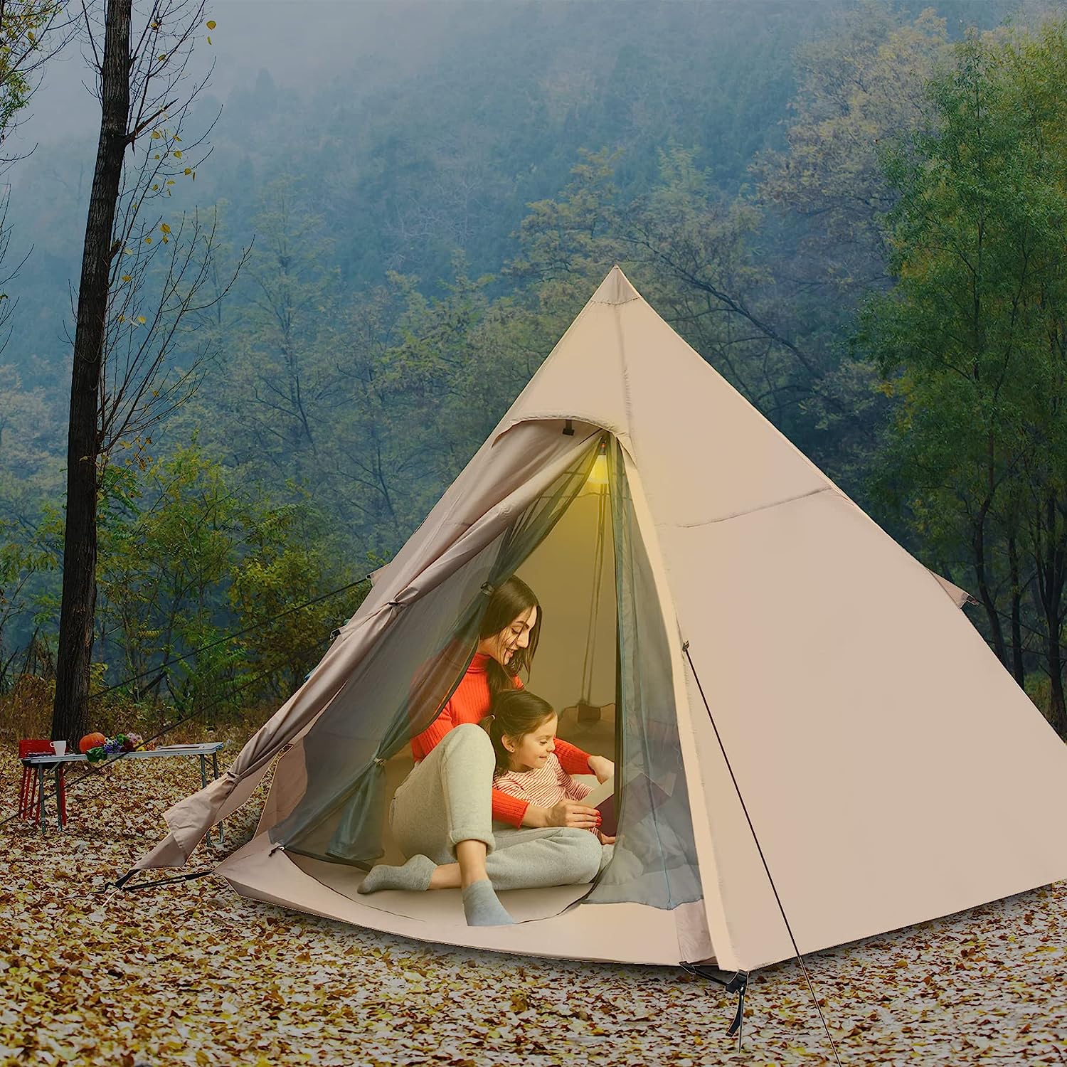 Redcamp Pyramid Tent Teepee Tent Outdoor