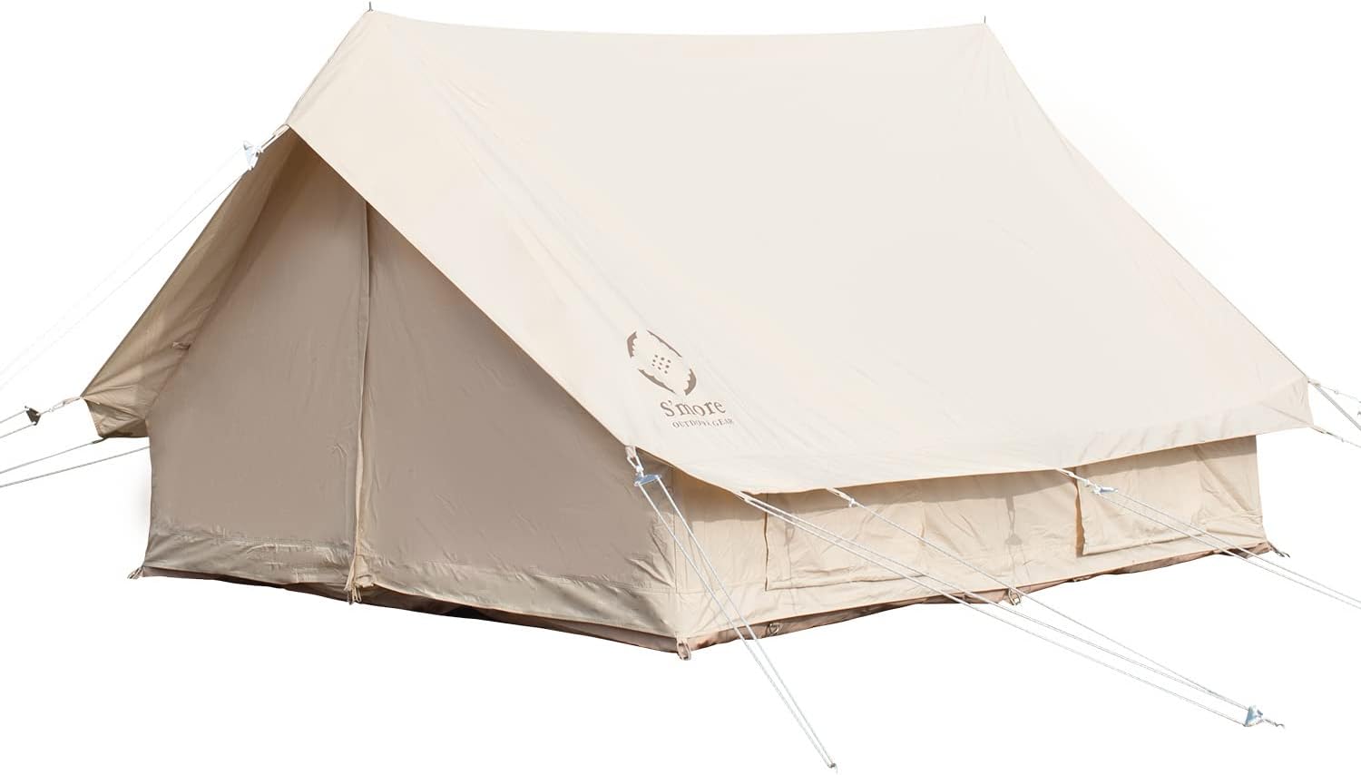 s_more ridge tent beige canvas family camping windproof