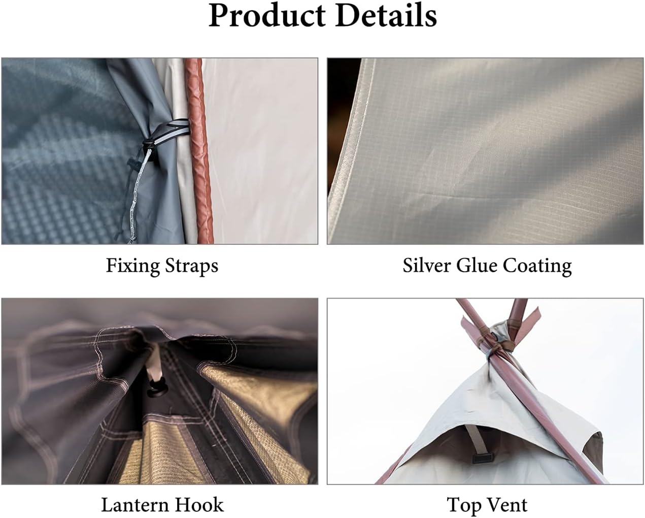 Smore Pyramid Tent For 3 Waterproof Details