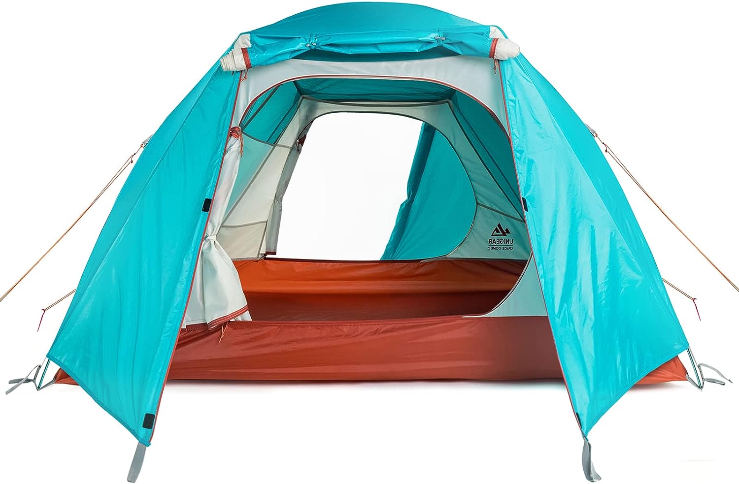 unigear geodesic tent blue polyester waterproof dome
