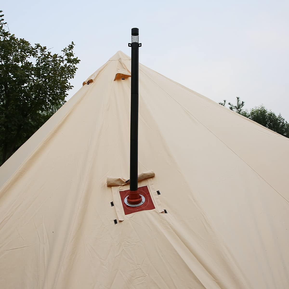 Unistrengh Bell Tent Glamping Tent Stove