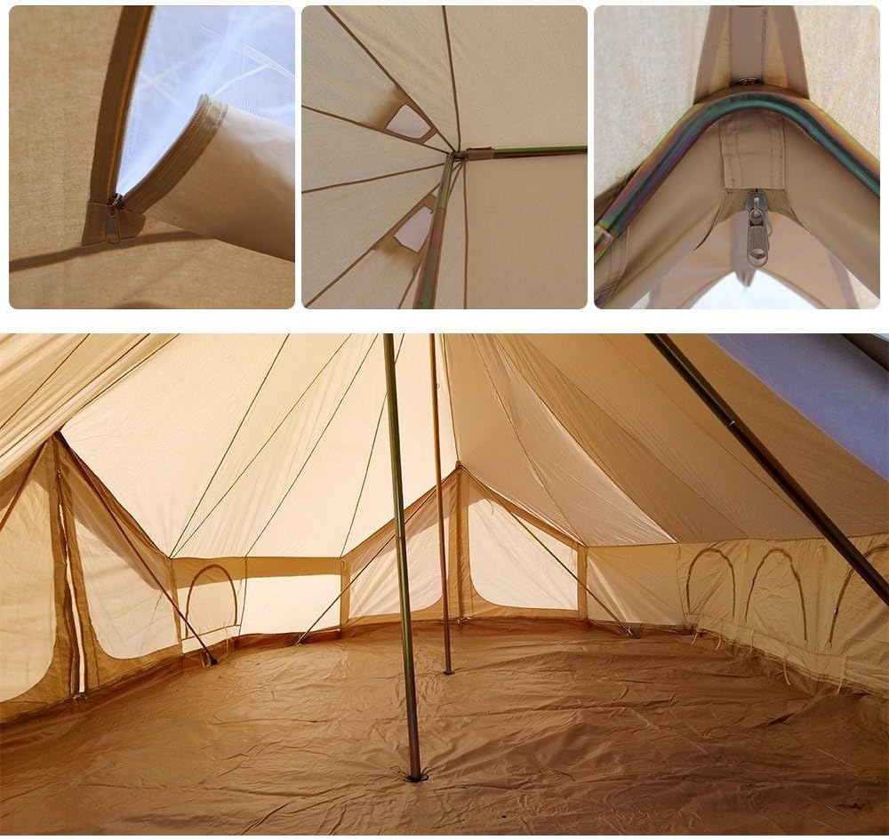 Unistrength Large Bell Tent Glamping Tent Inside