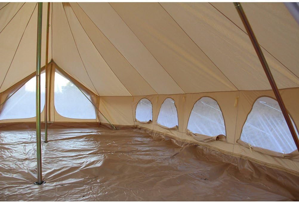 Unistrength Large Bell Tent Glamping Tent Ventilation