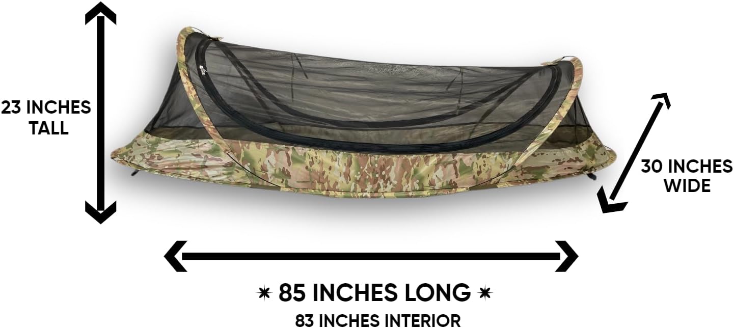 usgi industries bivy tent camouflage polyester shelter dimension