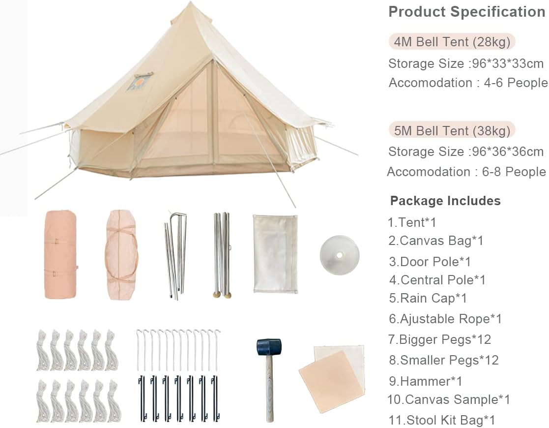 Yurttent Bell Tent Package