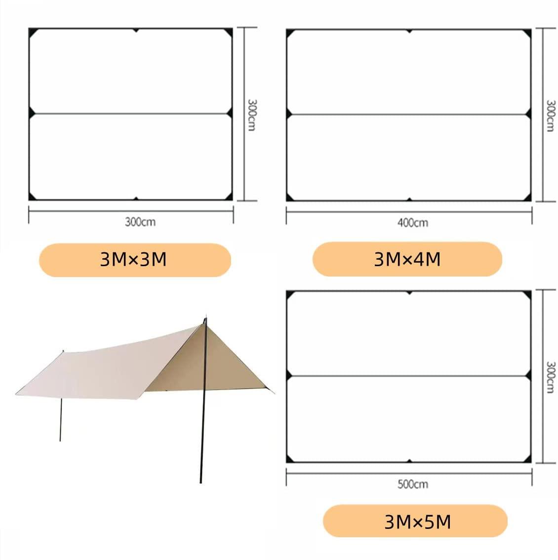 Beige Sun Shade Size