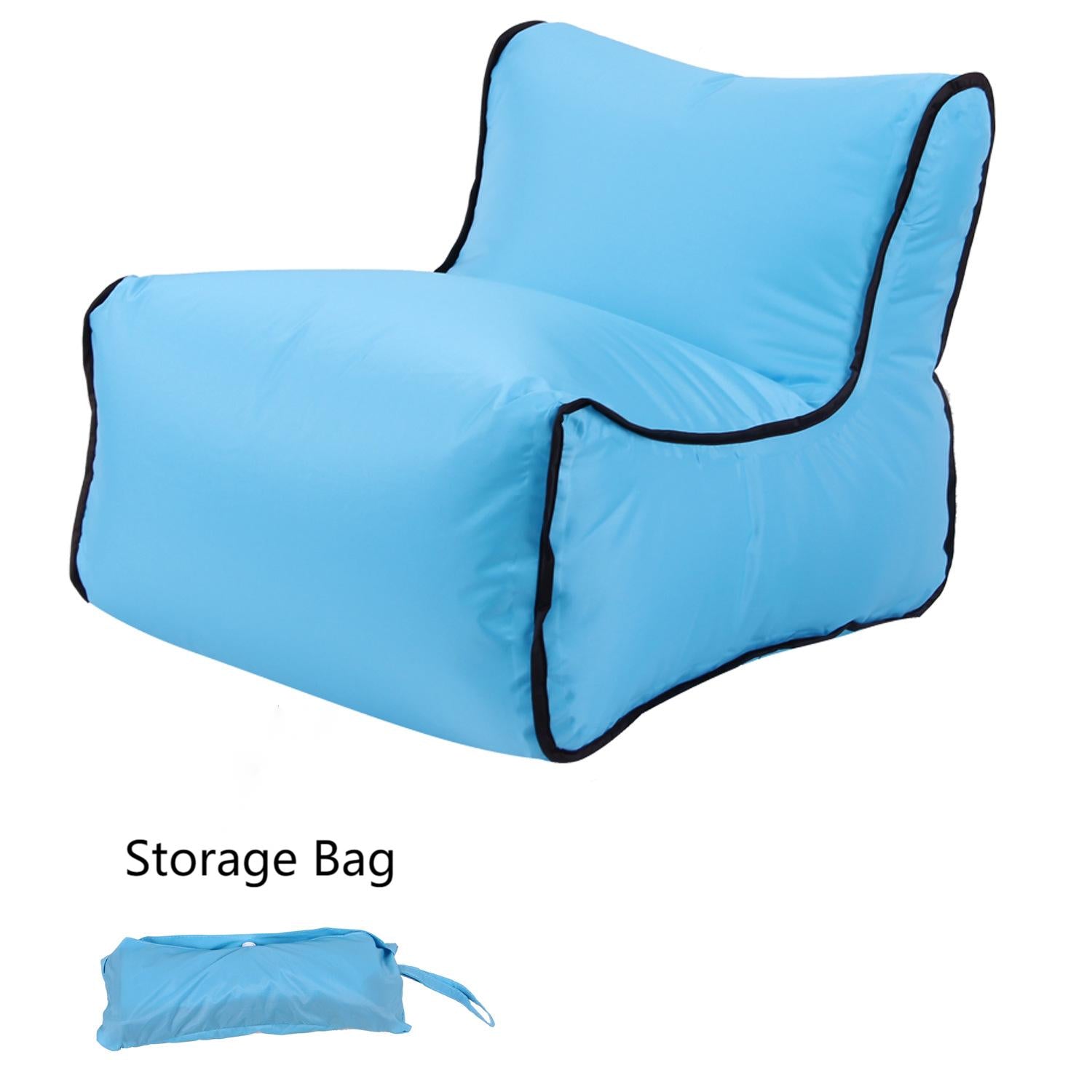 Blue Inflatable Portable Sofa