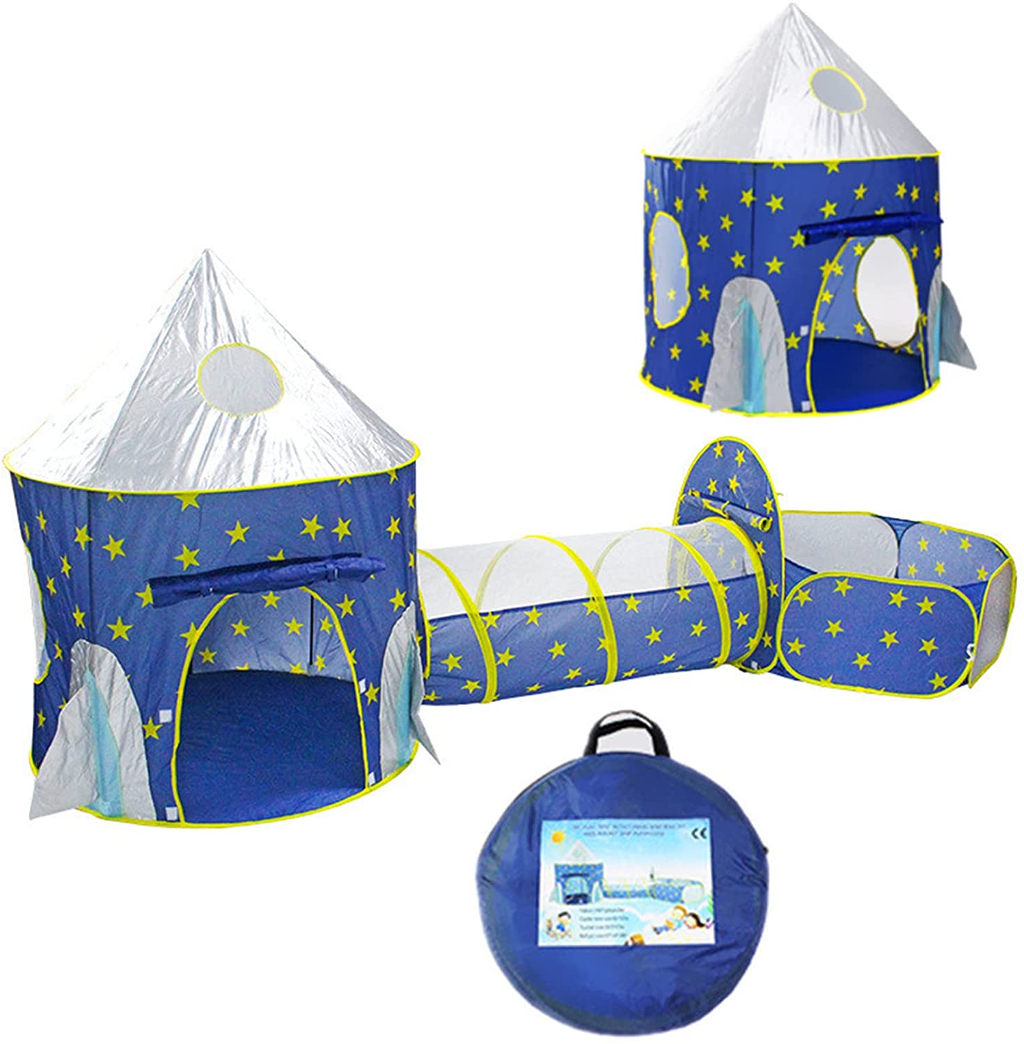 Detachable Blue Yurt Tunnel Tent