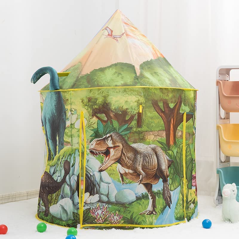 Kids 3D Dinosaur Play Tent With Sound Front