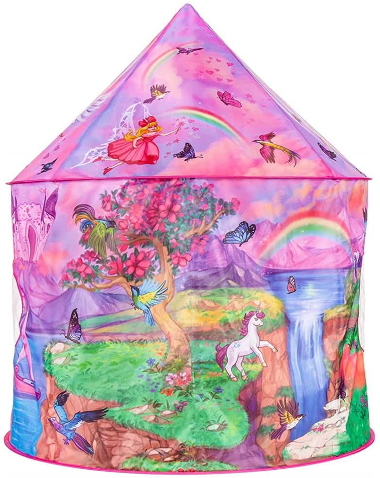 Kids Pink Pop Up Tent Fairy Land