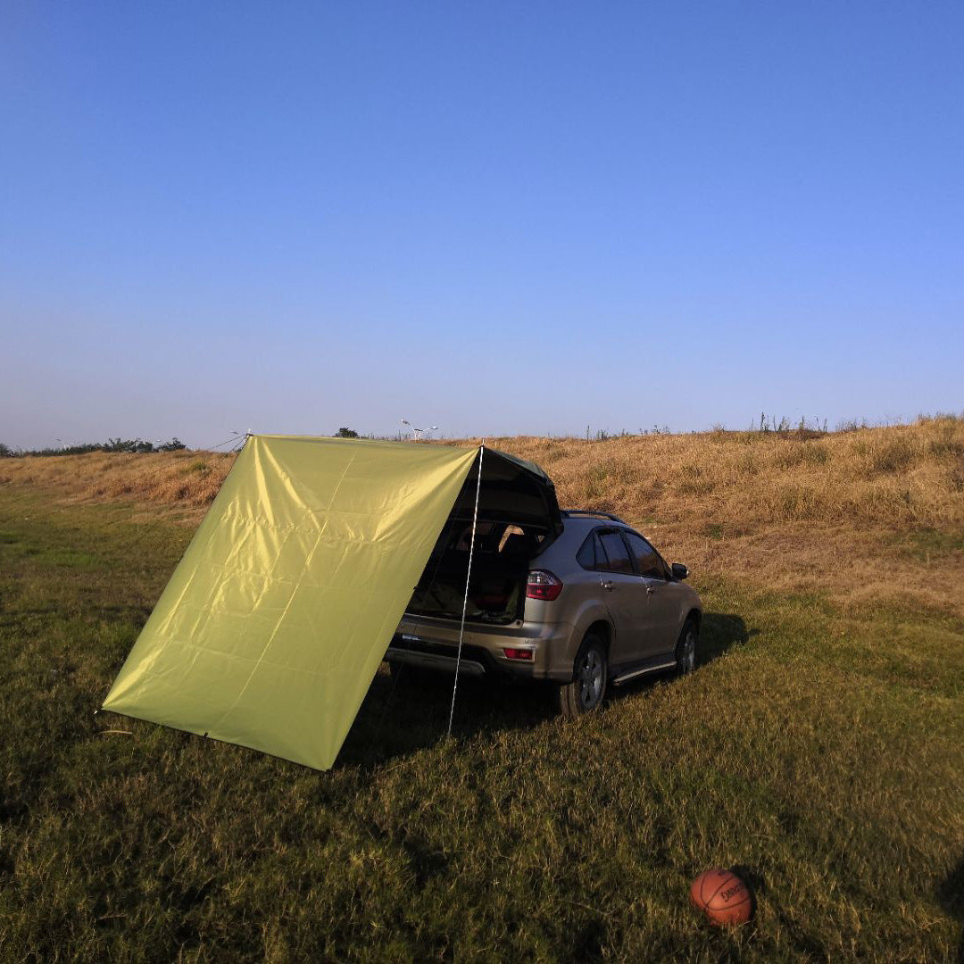 Outdoor Green Camping Sun Shade Car Shade Small Size