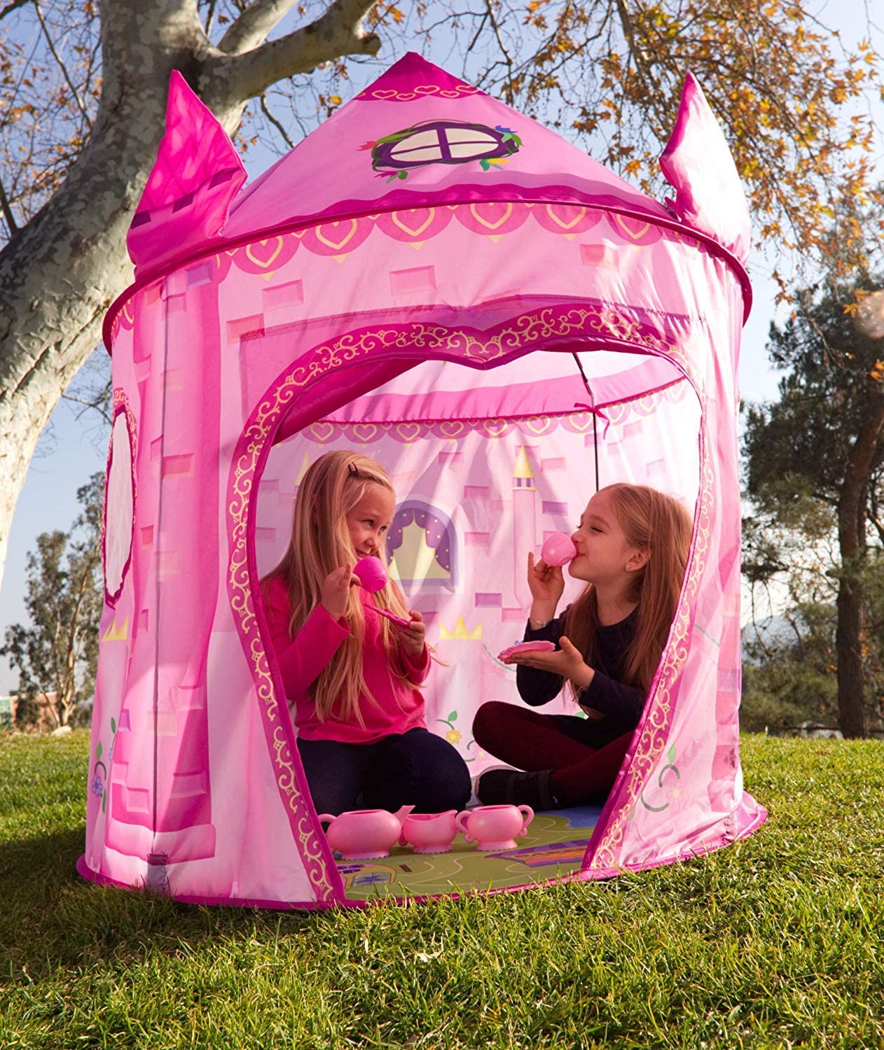 Pink Princess Castle Playtent In The Park