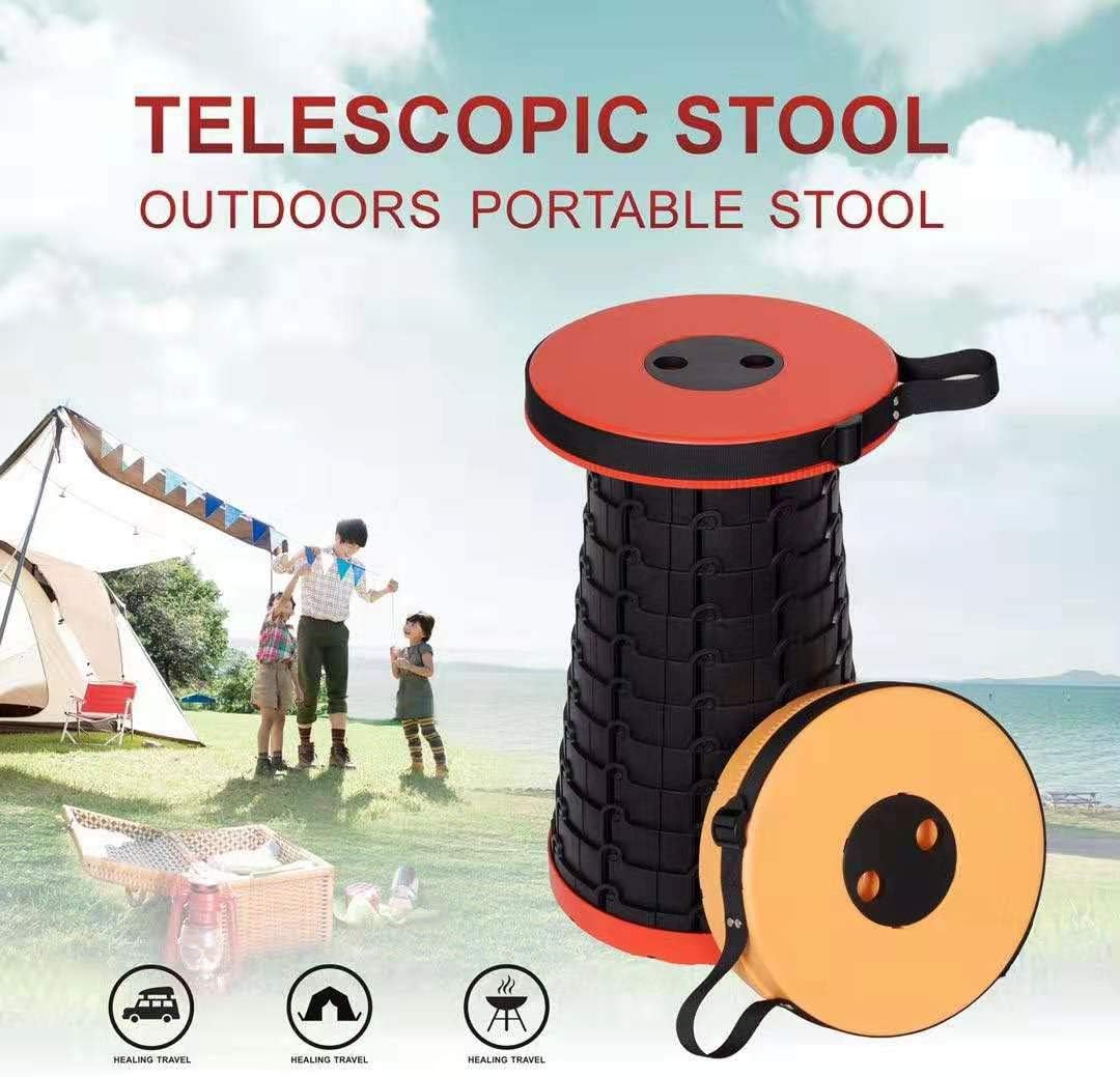 Red Portable Chair Camping Chair Outdoor Stool
